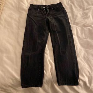 Cotton On black denim mom jean